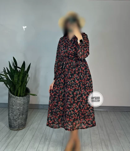 پیراهن حریر میدی41