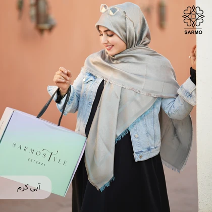 روسری ژاکارد رونا خطی