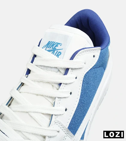 کفش کتانی مردانه و زنانه آبی سفید NIKE travis scott مدل 8321