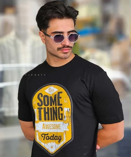 تیشرت طرح دار مردانه 1364