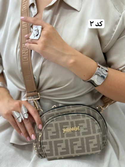 کیف بیضی مارک دو زیپ