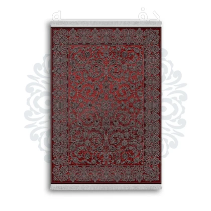*جدید* فرشینه از جنس پارچه شانل مخمل ترک طرح فانتزی برند دفه کد 895