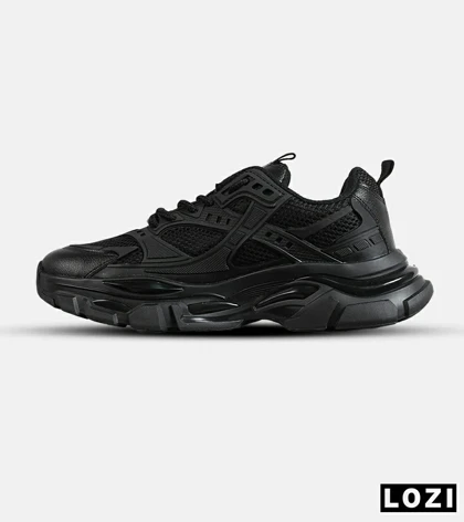 کفش کتانی مردانه و زنانه مشکی BALENCIAGA Track low-top Sneakers مدل 7844