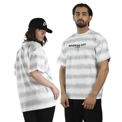 تیشرت باکسی اسپرت توبن هوم مدل X053 سفید