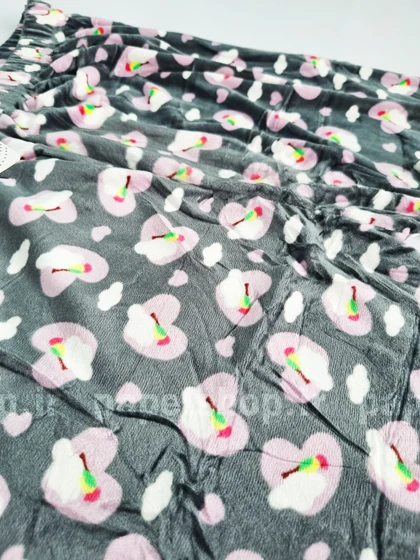 شلوار مخمل استیکردار ابر و قلب