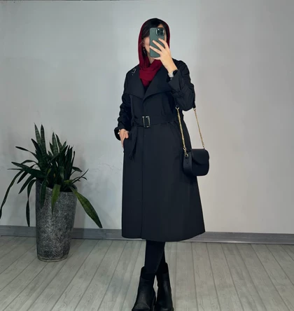 بارانی بلند ضد آب ژیکان