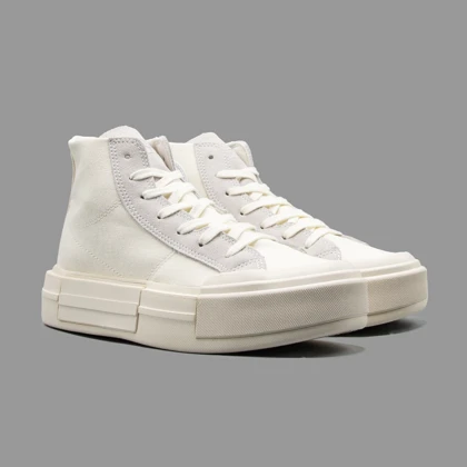 کانورس کروز شیری ساق‌دار Converse Cruise Beige White Hightop