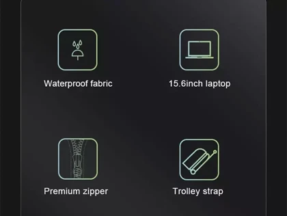 کوله پشتی اورجینال بنج مدل BANGE - BG2892 قابل تبدیل به ساک