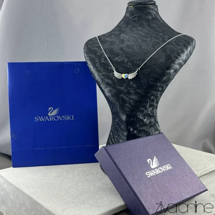 گردنبند سواروسکی بال فرشته هفت رنگ 50251