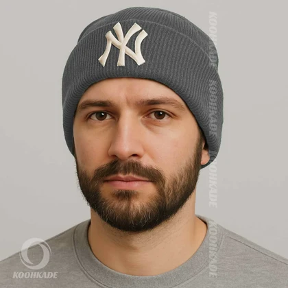 کلاه بافت طرح NY