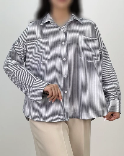 شومیز راه راه آیدا(101)کد:5211