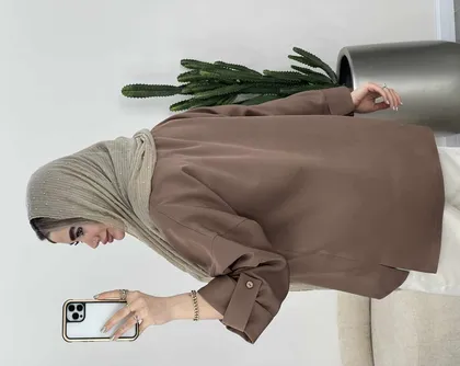 شومیز جلو بسته دو دکمه(70)کد3493