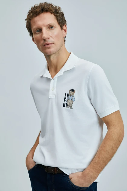 تیشرت یقه پولو مردانه lufian lufian