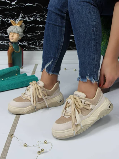 کفش اسپرت دخترانه مدل sneaker - 0024_Pink