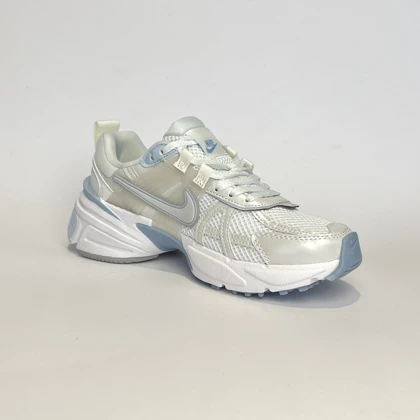 کفش ورزشی نایک وی توی کی V2K سفید آبی کیفیت مستر