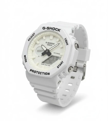 ساعت اسپرت طرح2100جی شاک سفید