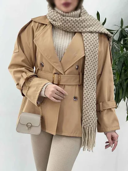 بارانی چهاردکمه متینا
