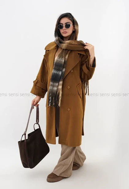 پالتو فوتر جیر اور داخل آستر دار کد1004774