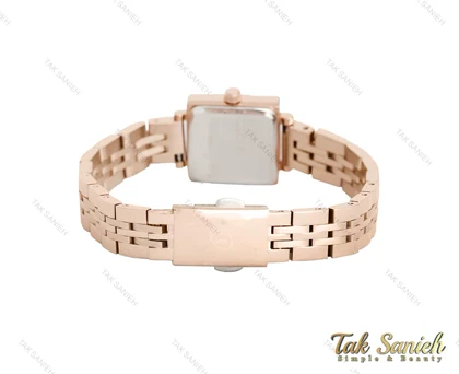 ساعت داتیس زنانه مربعی رزگلد Datis-3745-L
