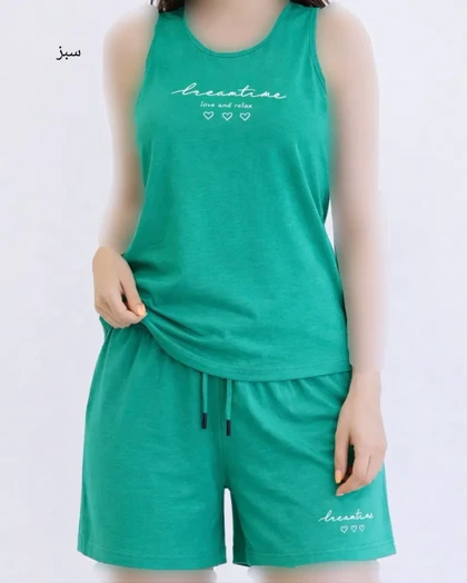 ست تاپ و شلوارک زنانه تیارا