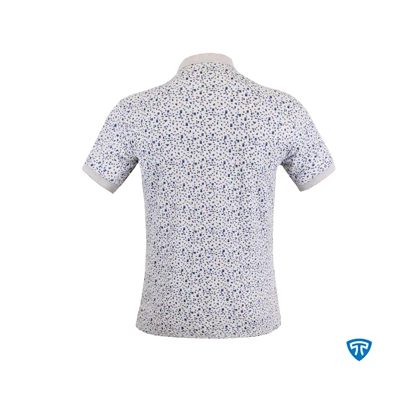 پولوشرت ضدتعریق مدل دیما طرح ملانژ آبی