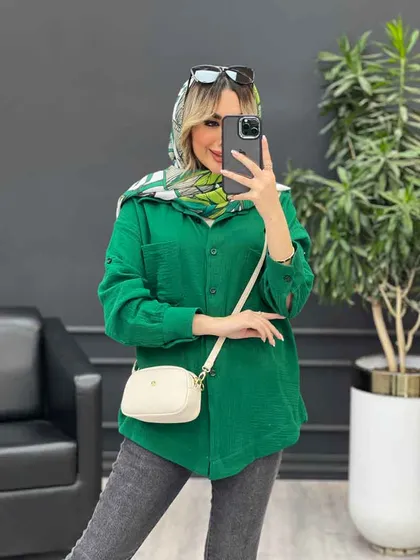 شومیز آستین پاگن پشت پیله