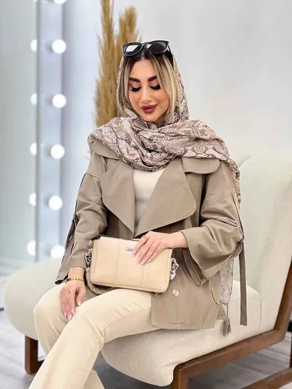 مانتو لینن آستین سگک