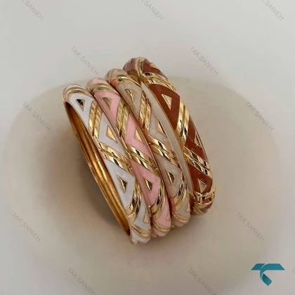 دستبند زنانه میناکاری رنگبندی MinaKari-8508-L