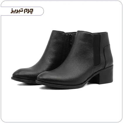 نیم بوت زنانه چرم تبریز مدل B620