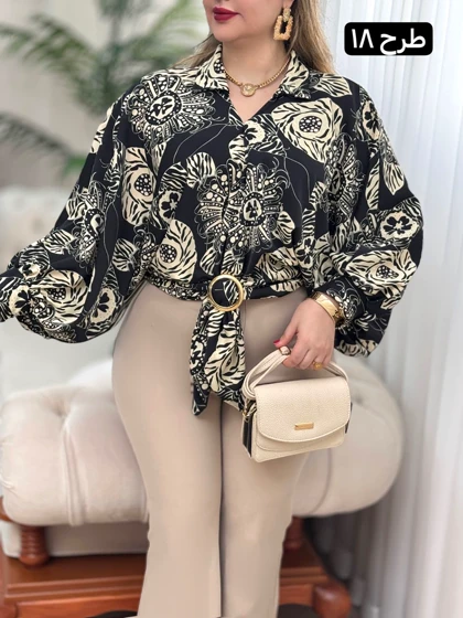 شومیز الیزه حلقه‌ای 2763