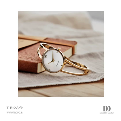 ساعت مچی عقربه ای زنانه دنیش دیزاین (Danish design) مدل IV05Q1230 Chloe Gold Silver