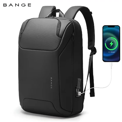 کوله پشتی لپ تاپ 15.6 اینچ بنج Bange اصل BG-7802 با 2 درگاه شارژ