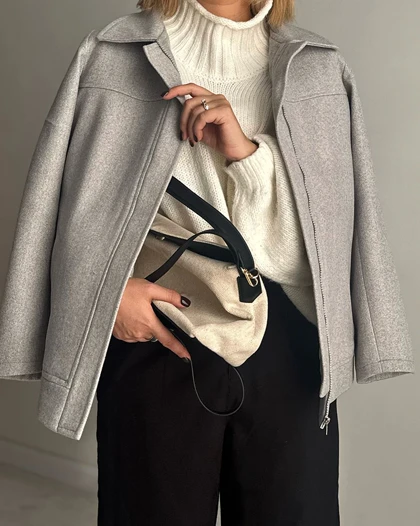 جکت فوتر Blanco (طوسی)