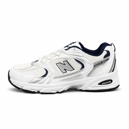 کتانی مردانه مدل نیوبالانس 530 سفید سرمه ای New Balance