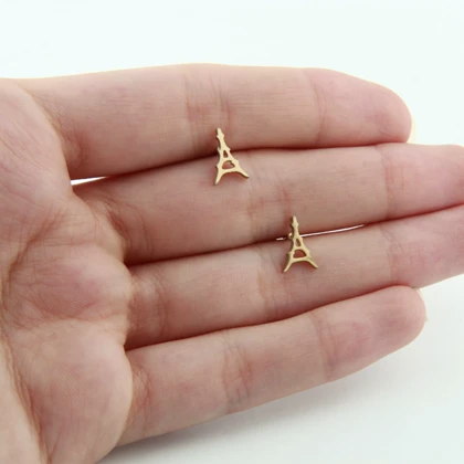 گوشواره دخترانه مدل حروف A