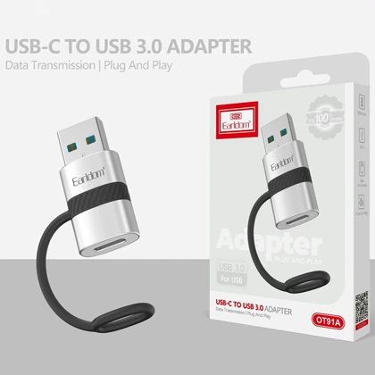 تبدیل او تی جی USB 3.0 به USB-C ارلدام Earldom مدل ET-OT91A