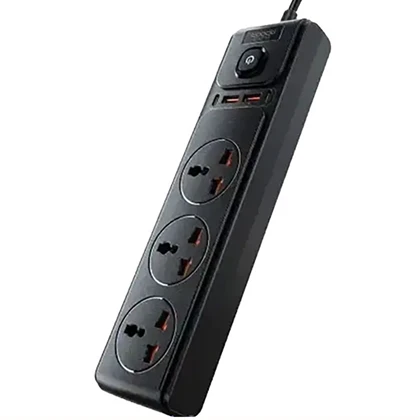 چند راهی برق جویروم JOYROOM مدل JR-TE1 با 3 سوکت و 4 پورت
