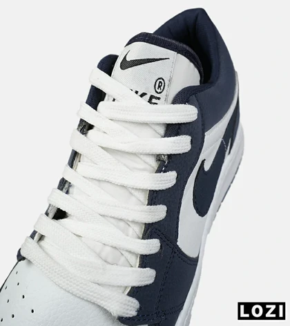 کفش کتانی مردانه و زنانه سفید سرمه ای NIKE AIR JORDAN مدل 8495