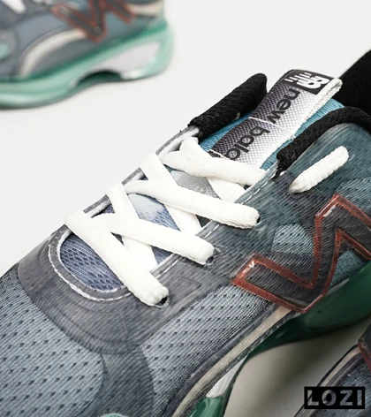 کفش کتانی مردانه و زنانه طوسی سبز NEW BALANCE More Trail v3