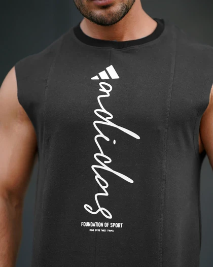 رکابی ورزشی وست ADIDAS مشکی فری سایز