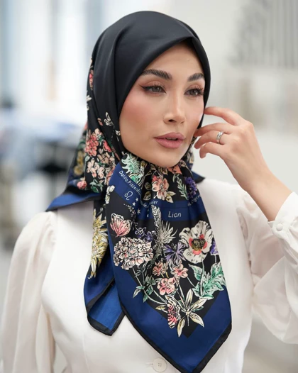 روسری ابریشم توییل (قواره 100) 30290