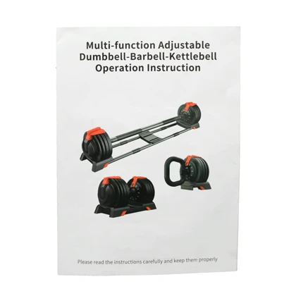 ست دمبل، هالتر و کتل بل متغیر بدنسازی طرح بوفلکس مدل Multifunction Adjustable سه کاره بسته یک عددی