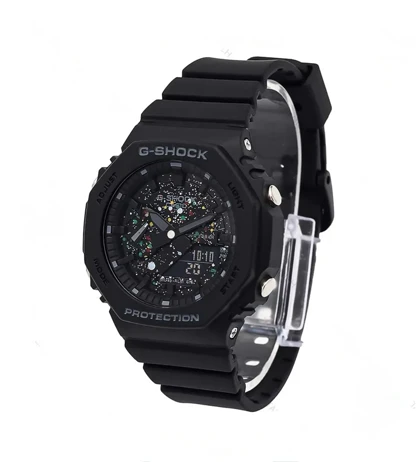 ساعت جی شاک زنانهGMA-S2100 مشکی صفحه آبرنگی