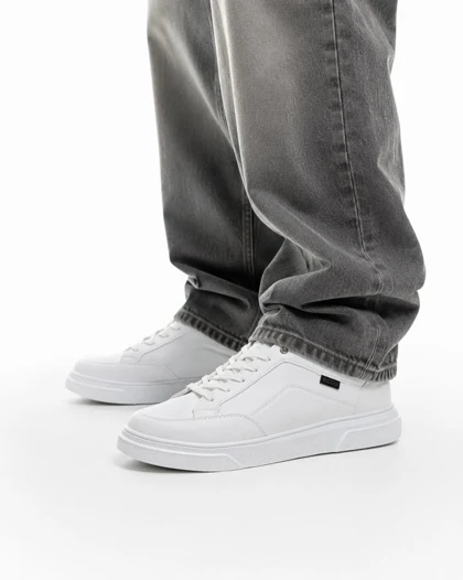 کفش کتانی بزرگ پا مدل ونس اکو سفید Vans ecco