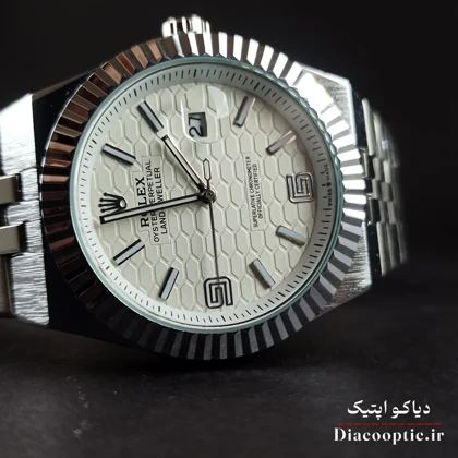 ساعت مچی مردانه برند رولکس مدل DO1110 استیل آرام گرد