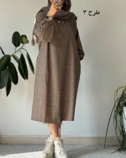کفتان پشمی چهارخونه دیبا 3