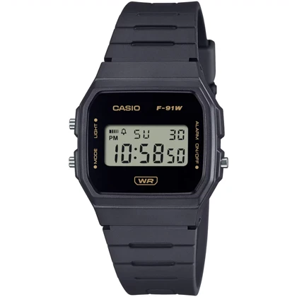 ساعت مچی دیجیتال کاسیو CASIO مدل F-91WB-8ADF یونیسکس با باتری 7 ساله