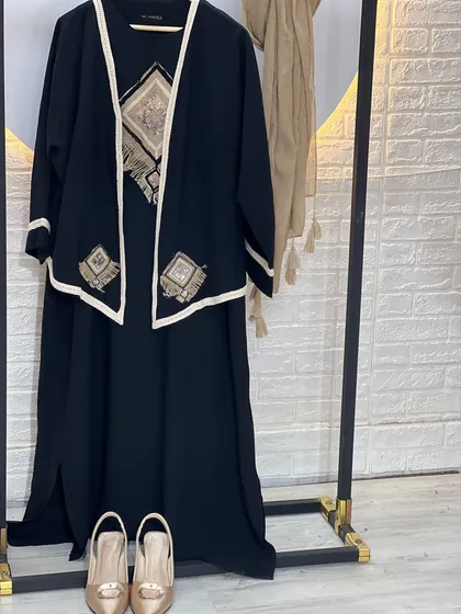 ست سارافون و کت با طرح گونی