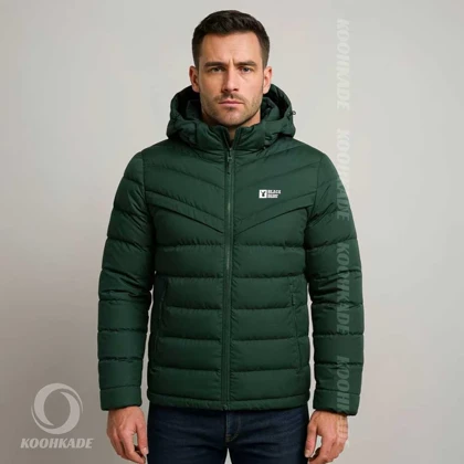 کاپشن دو رو مردانه BLACK DEER T12