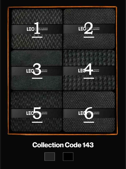 جوراب مردانه لئو کد 143